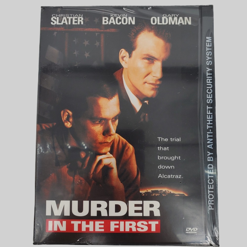 Murder in the First DVD 1999 Christian Slater Kevin Bacon Gary Oldman Drama New
